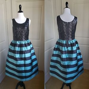 Leifsdottir Anthropologie Cocktail Midi Dress, 8